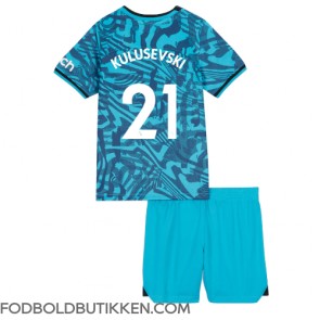 Tottenham Hotspur Dejan Kulusevski #21 Tredjetrøje Børn 2022-23 Kortærmet (+ Korte bukser)